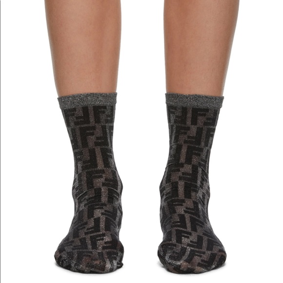 Fendi Glitter Socks - Picture 5 of 6